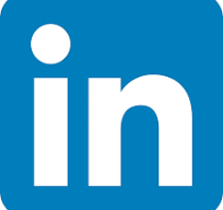 LinkedIn social icon in footer