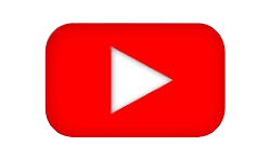 YouTube social icon in footer